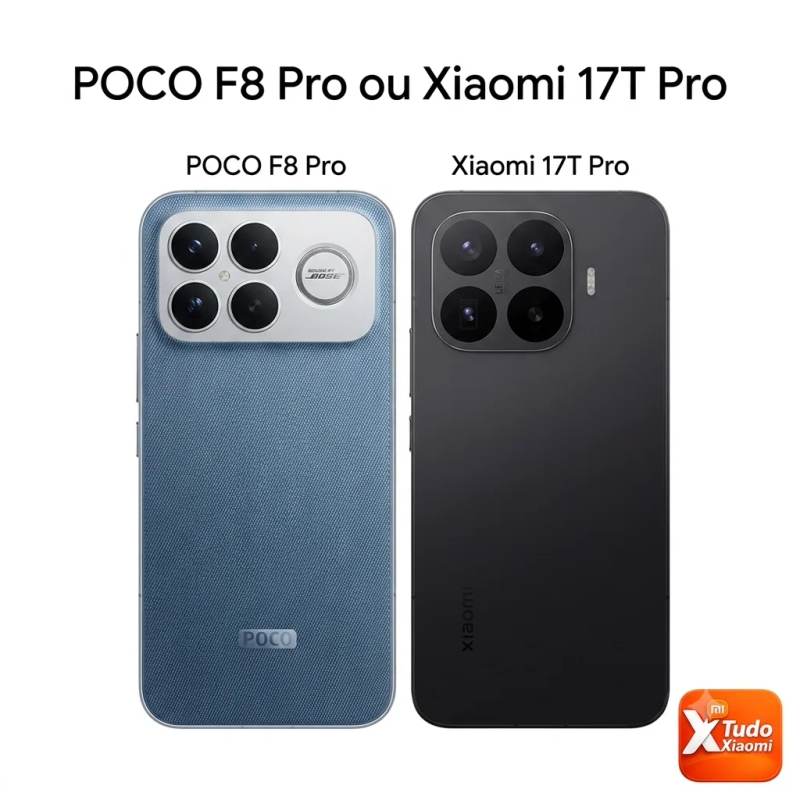 POCO F8 Pro ou Xiaomi 17T Pro: qual é a melhor compra para os próximos anos?