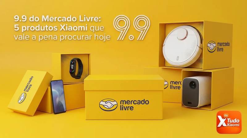 9.9 do Mercado Livre: 5 produtos Xiaomi que vale a pena procurar hoje